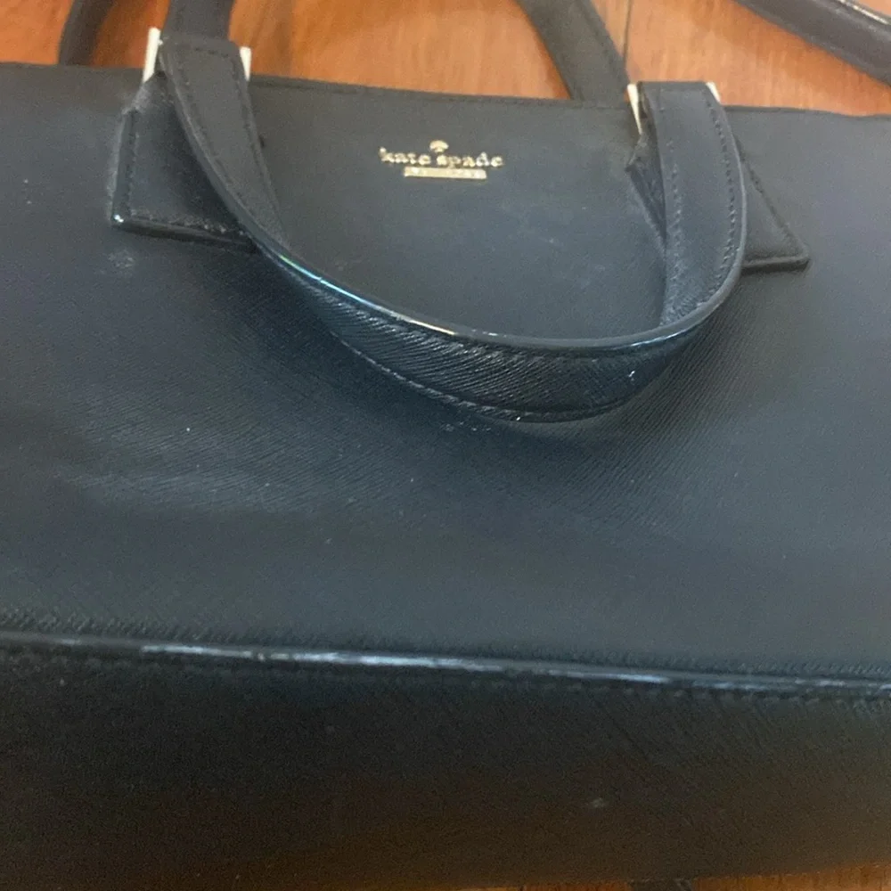 Kate Spade black Cameron Street Lucie crossbody bag purse adjustable strap
